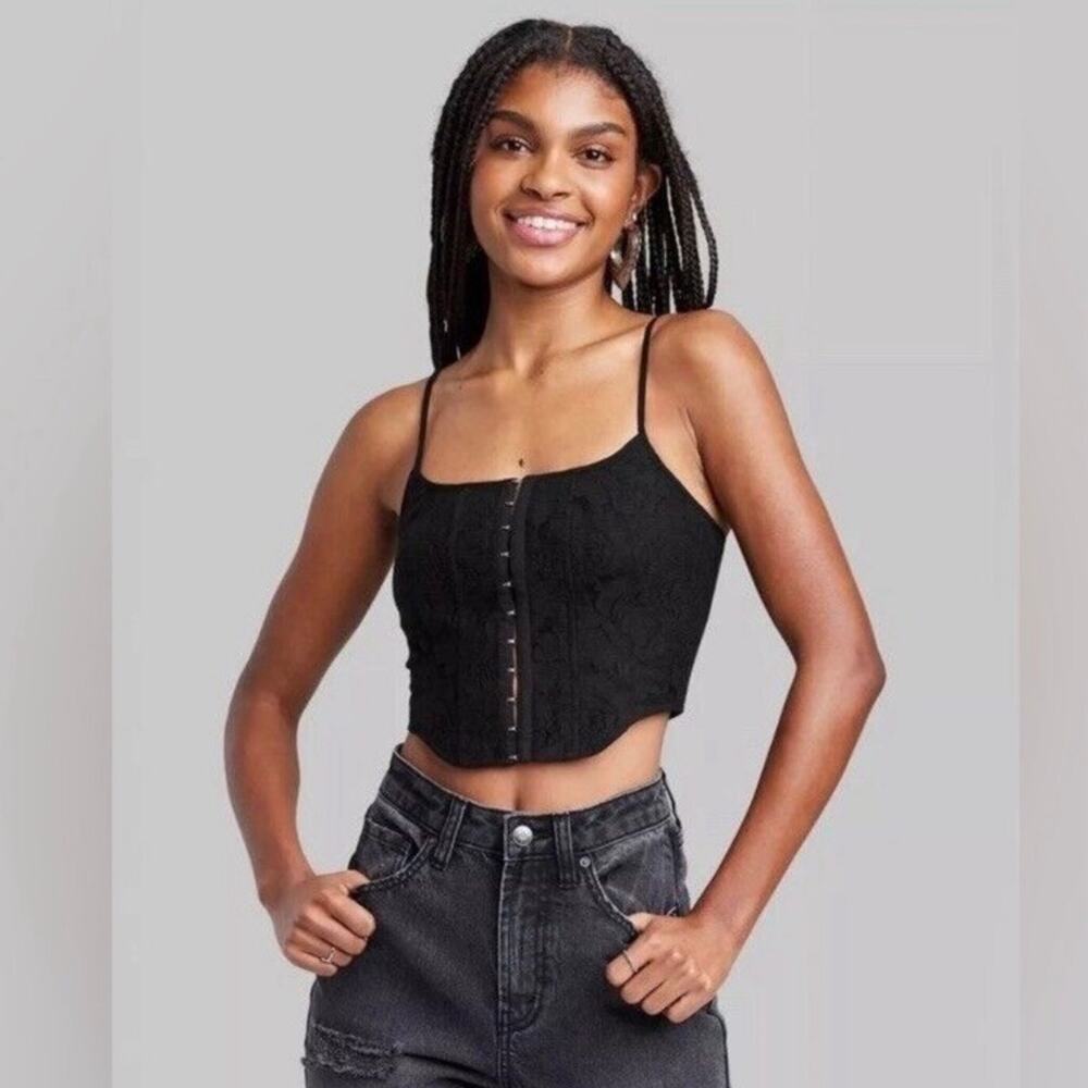 Wild Fable Lace Corset Top